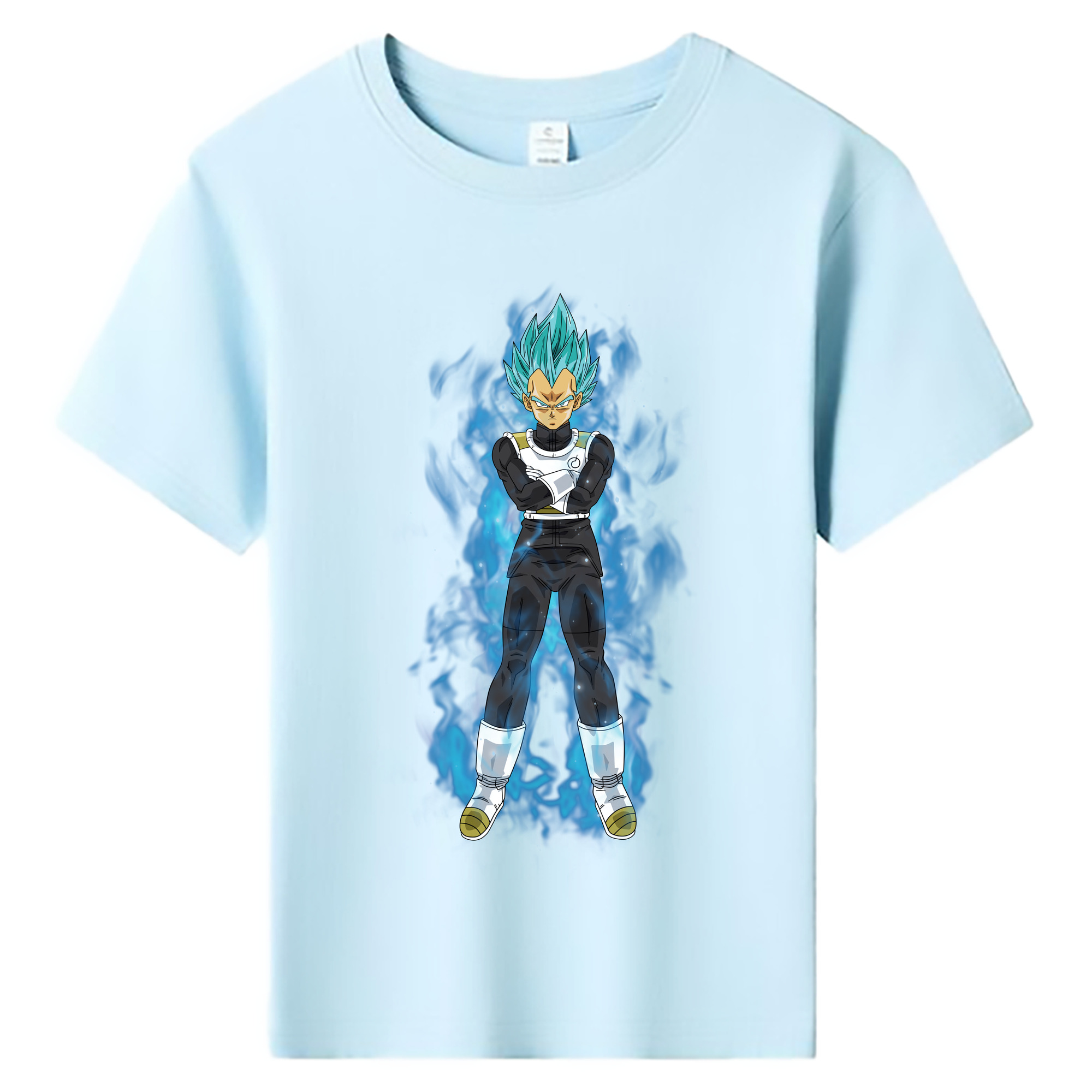 （画像用） ドラゴンボール ベジータ四世（Bejīta Yonsei）DRAGON BALL Vegeta IV 綿100％キッズTシャツ（フロントプリント）